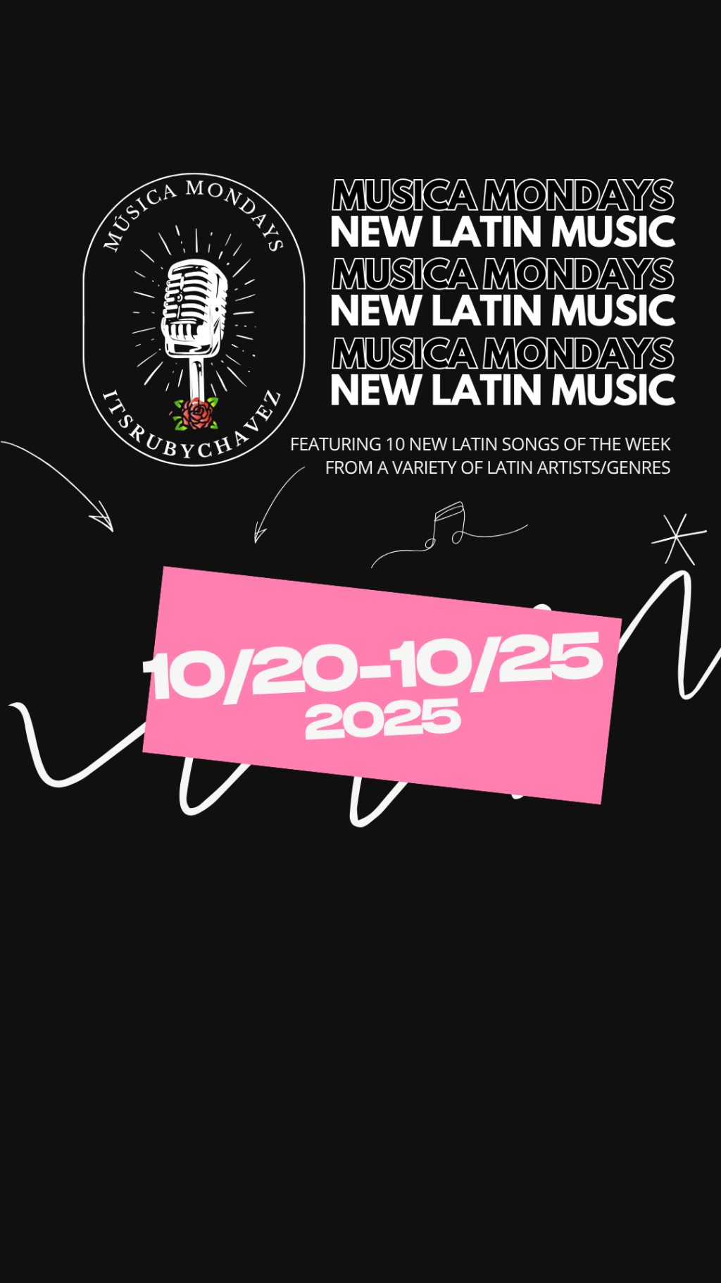 ✨NEW MUSICA MONDAYS&nbsp;10/20-10/25